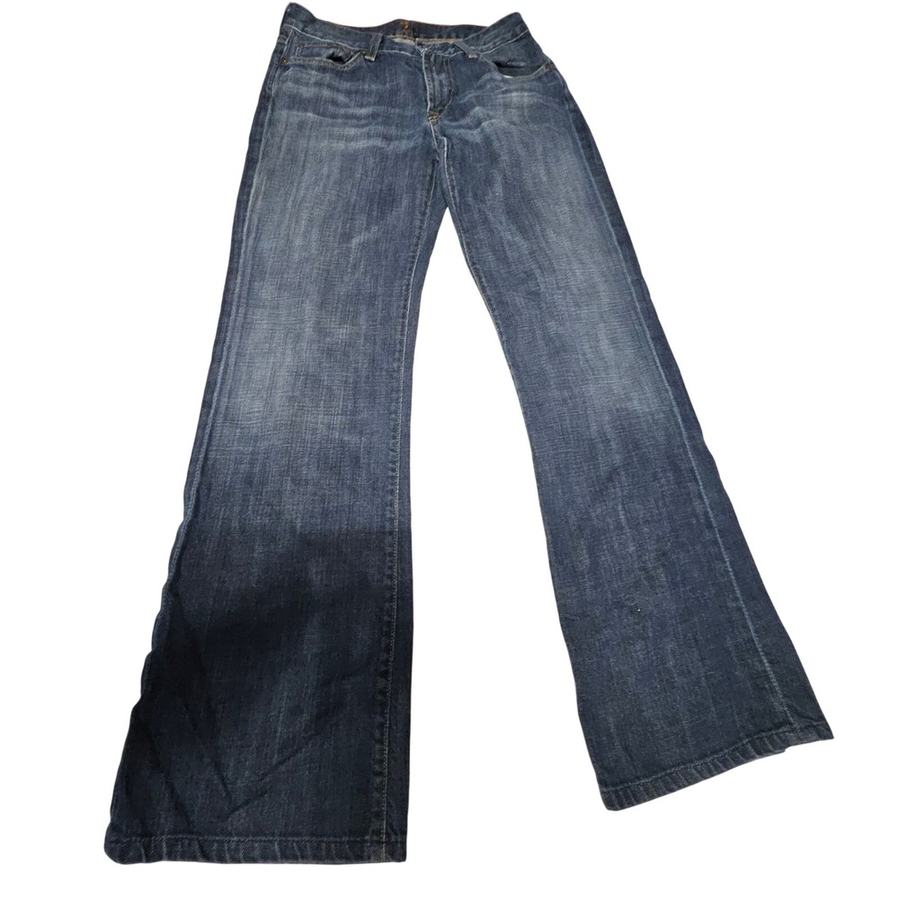 7 For All Mankind Bootcut Jeans Dark Wash Denim USA Style U-211U Womens 29x30